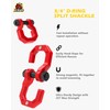 A-BOAR D-Ring Split Shackles, 2Pack, 3/4" Split Shackles 7/8" Pin,