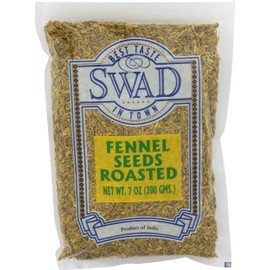 Great Bazaar Swad Roast Fennel Seeds, 7 Ounce