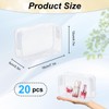 20 Pcs Clear Makeup Bag, PVC Toiletry Bag for Travel,