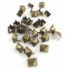 Dangerous Threads Nailheads Spots Studs 2 Prong 3/8" Square Pyramid