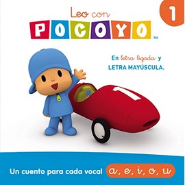 Pocoyó. Lectoescritura - Leo con Pocoyó. Un cuento para cada vocal: a, e, i, o, u: En letra ligada y LETRA MAYÚSCULA (Cuentos infantiles, Band 1)