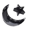 Ramadan Dessert Tray Iron Reusable Large Capacity Moon Star Shaped