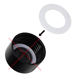 1 x seal O-ring replacement for lid seal of PET bottles/plastic bottles from the water carbonator compatible with Sodastream D57 Snapworld-Kaffee