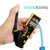 Solsop Pass Through RJ45 Crimp Tool Kit Ethernet Crimper CAT5