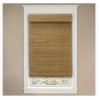 Home Decorators Collection Modern Farmhouse Honey Flat-Weave Cordless Bamboo Shade