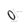 Baluue Stylish Silver Couple Ring Open Design Finger Jewelry for
