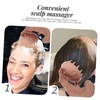 Gatuida Convenient Scalp Scraper Portable Scalp Brush for Deep Cleaning