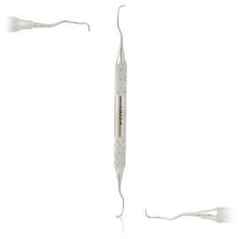 MUSAMED Periodontal Professional Double Ended Gracey Curettes German Grade Stainless Steel Medical Dental Veterinary Instrument Ultra Light Hollow Handle Dental Scalers (SG13/14)