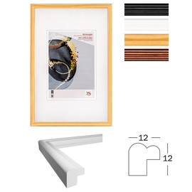 walther design Dark Brown Photo Frame 8x12 inch