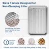 23.6''x16''x12'' Enclosed Stainless Steel Litter Box with Lid, XL Sifting