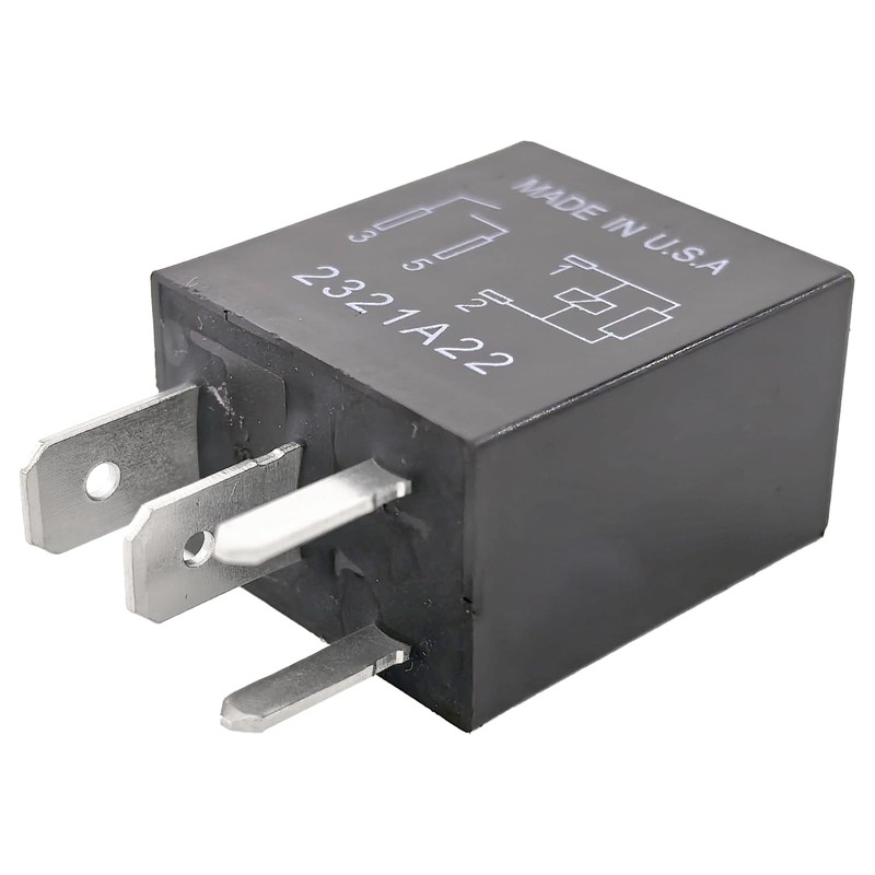 3-Pack 8T2T-14B192-AB Relay - 40A 12VDC 4-Pin SPST Automotive Relay