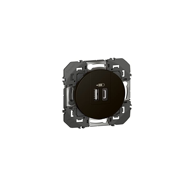LEGRAND - Double Socket USB-A + USB-C 3A/15W Dooxie -