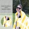 4 Packs Stripe Beach Towel Thin Terry Set for Women
