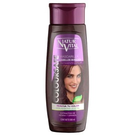 Mascarilla capilar coloreada refrescante Burgundy for Red Hair 300 ml. Sin parabenos, extracto orgánico certificado