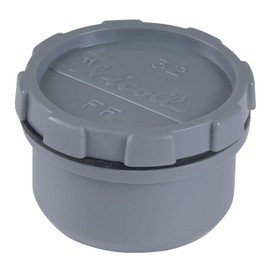 cyclingcolors Sealing Cap Made of PVC Plug Threaded Plug Cap Lid Pipe Sleeve Plug for Sink, Exhaust Opening, Water Outlet, 32 mm