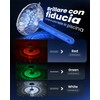 PoolPrime Pool Thermometer Easy to Read, Solar Pool Light with