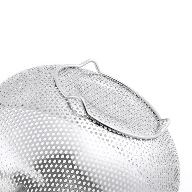 Queensense stainless steel tray punching fruit scooper 21cm / 퀸센스