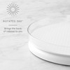 YouCopia FridgeView Turntable with Mat, 11", White