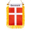 WXTWK National car window hanging flag (Denmark)