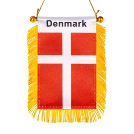 WXTWK National car window hanging flag (Denmark)