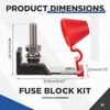 Relaxweex Terminal Fuse Block Kit (Fuse Not Included) Compact Marine