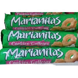 La moderna 3 Marianitas  Cookies, Sabor Coco 6.53 Oz
