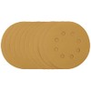 Draper 59856 Gold Sanding Discs with Hook & Loop, 125mm,