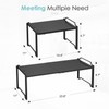 2 Pack 11” Width Expandable Kitchen Cabinet Organizer Shelves, Metal