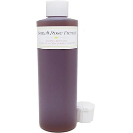 TCEShop Somali Rose French For Women Scented Body Oil Fragrance [Flip Cap - Brown - 8 oz.] - ID#23152