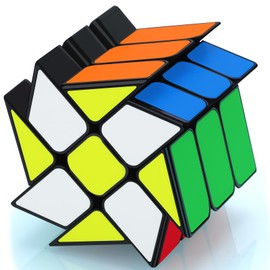TOYESS Fenghuolun Original Magic Cube for Children and Adults, Multicoloured Speed Cube Professional, 3D Puzzle Toy, Thinking Tasks, Stocking Stuffer for Boys and Girls