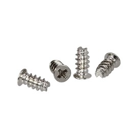 InLine® Fan screw 5.0x10.0mm, galvanized, 4 pcs. package