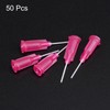 uxcell 50 Pcs 25G Plastic Dispensing Needles, 1/2" PP Glue