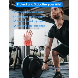 Wrist Bandage Support, Adjustable Wrist Support Band, Sport Wrist Brace Breathable Skin Friendly Carpal Tunnel Brace for Basketball Exercise(Black)