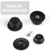 MIETONG 4 Pcs Black Pot Lid Knob - Universal Pot