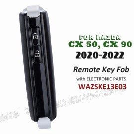 KeylessAutoParts WAZSKE13E03 for Mazda CX-50 CX-90 2020-2022 Proximity Smart Remote Key Fob
