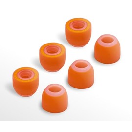 SYMBIO W New Improved Ear Tips Hybrid Design: Soft Memory Foam Core and Outside Silicone. Comfortable Fit & Longer Life - 3 Pairs (Small)