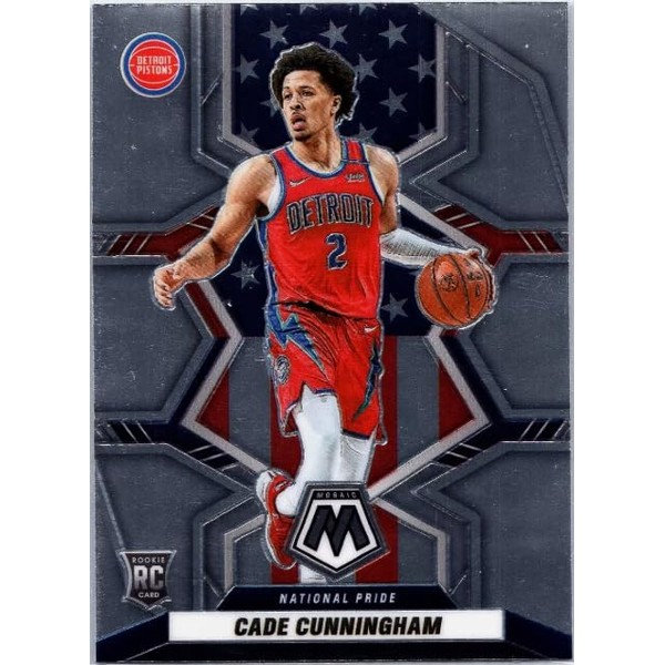 2021-22 Cade Cunningham Rookie Card Panini Mosaic National Pride RC