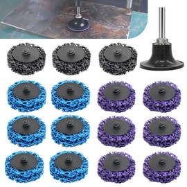 Wkamamo Pack of 15 CSD Sanding Disc, 2 Inch Coarse Sanding Disc, Sanding Disc, Roller Sanding Disc, Nylon Fabric Disc for Surface Processing or Paint Removal, Polishing