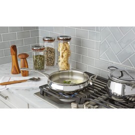 Nambe - Gourmet Collection - Contour Pepper Mill - Measures at 3" x 3.5" x 7" - Made with Acacia Wood and Ceramic Mechanism - Designed by Lou Henry