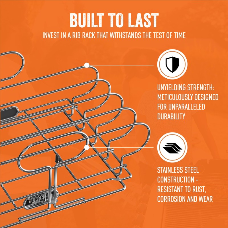 Yukon Glory Rib Racks for Grilling and Smoking | Rib