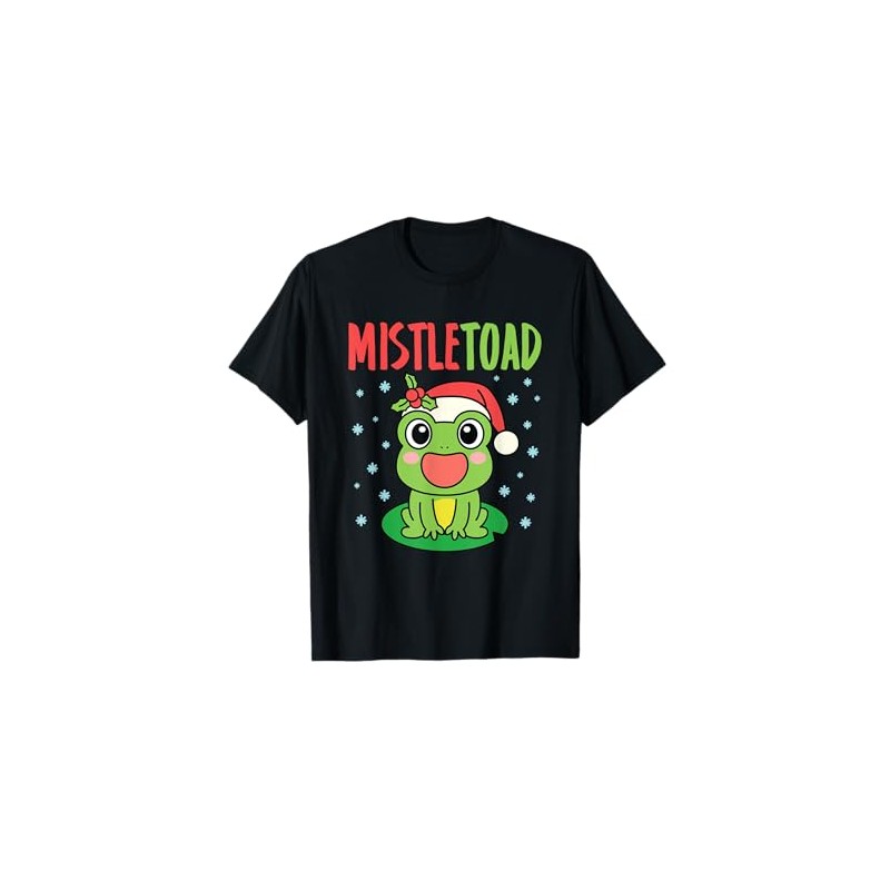 Mistletoad Christmas Toad Mistletoe Holiday T-Shirt