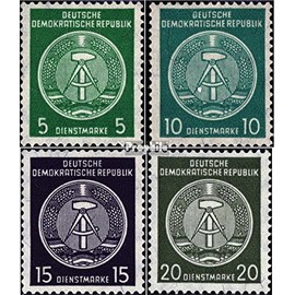 DDR DA34B-DA37B (complete.issue.) unmounted mint/never hinged ** MNH 1957 Circular arc after right (Stamps for collectors)