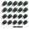 sourcing map 20Pcs RCA Cable Solderless Adapter, Audio/Video Speaker Wire