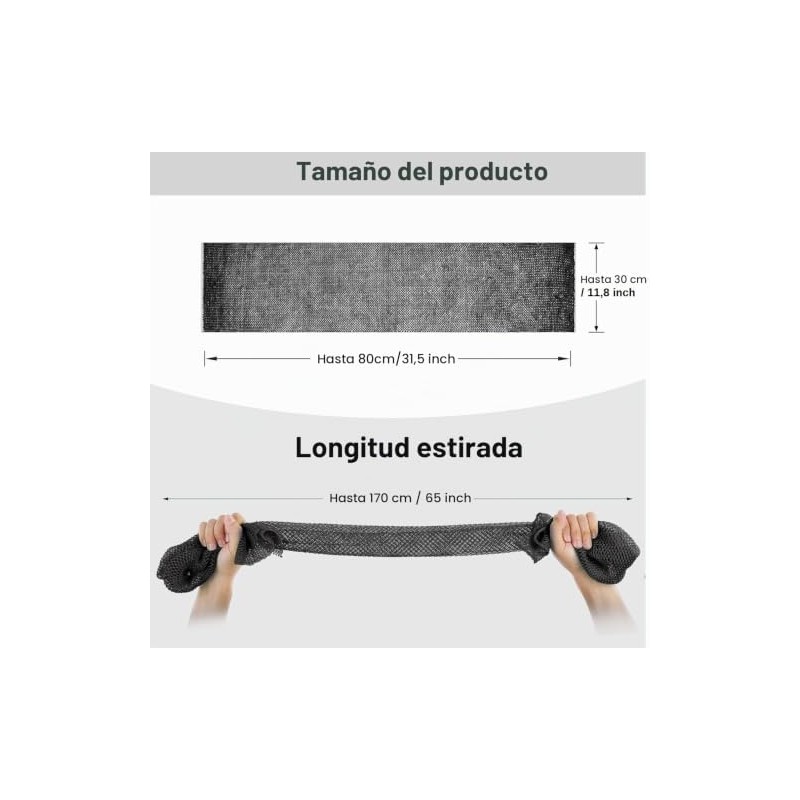 Esponja de Red Africana Auténtica y Exfoliante Corporal de 170