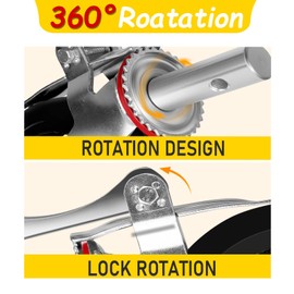 Scaffolding Caster Wheels Set, Heavy Duty Locking 4 x 6inches Scaffold Casters, 4400LBS Capacity with Double Lock System, for Scaffolding, Shelving, Workbenches, Silver (6 inch)
