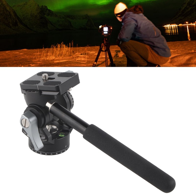 DT 03S SLR Camera Handle Hydraulic Tripod Head Aluminum Alloy