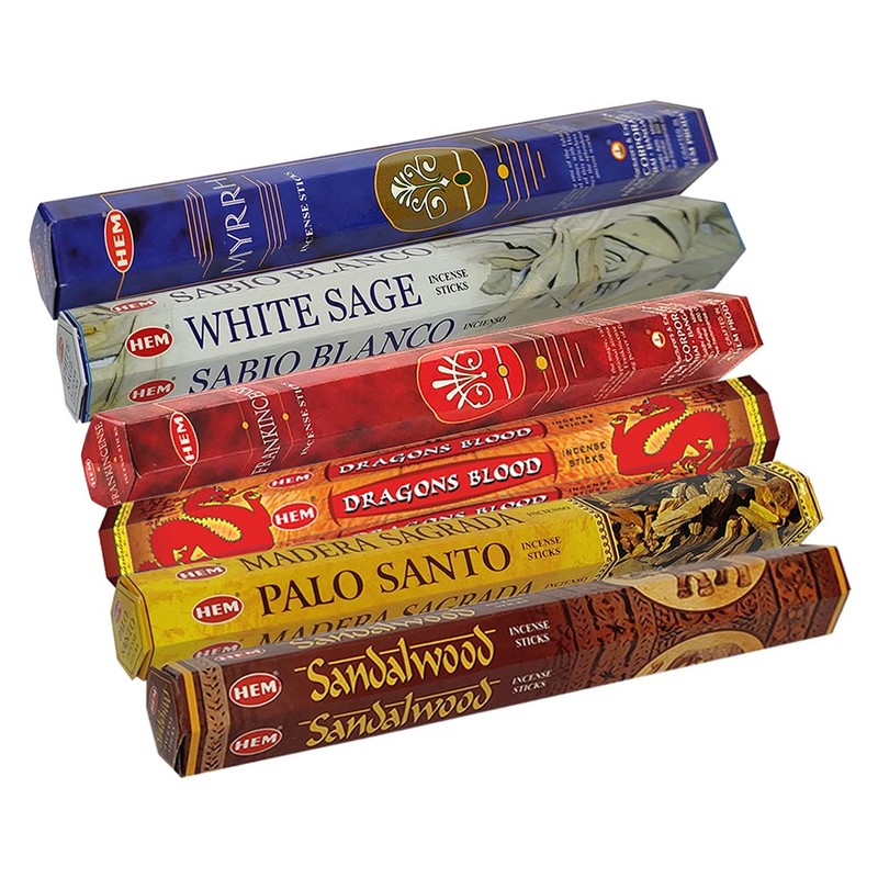 Hem Incense Sticks Variety Pack #31 and Incense Stick Holder