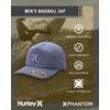 Hurley Men's Baseball Cap - Lightweight Moisture-Wicking Snap-Back Curved Bill