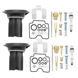 Anxingo Anxingo 2Pcs Carburetor Repair Kits Diaphragm Replacement for Yamaha XVS1100 1999-2007 V-Star XVS 1100
