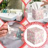 Fourluoo 12 Pack Valentine's Day Facial Tissues Cube Boxes Face